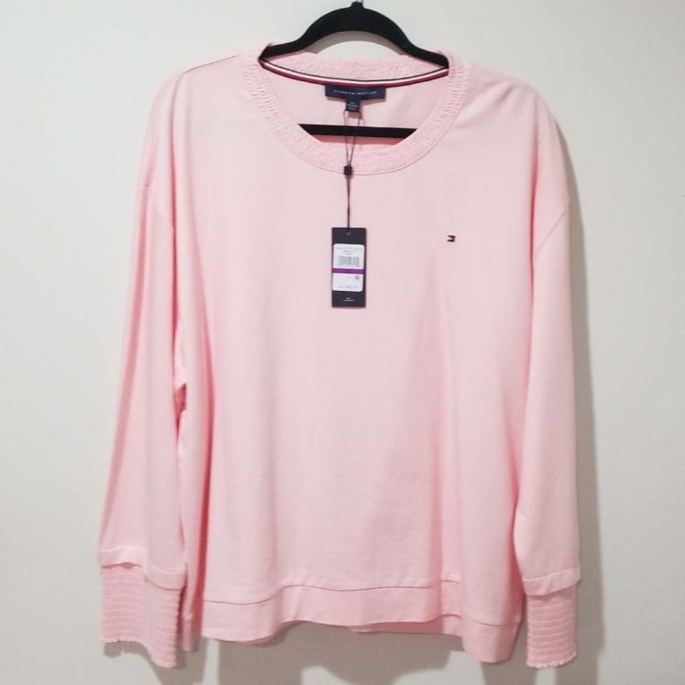 Long sleeved casual top 60% cotton & 40% modal